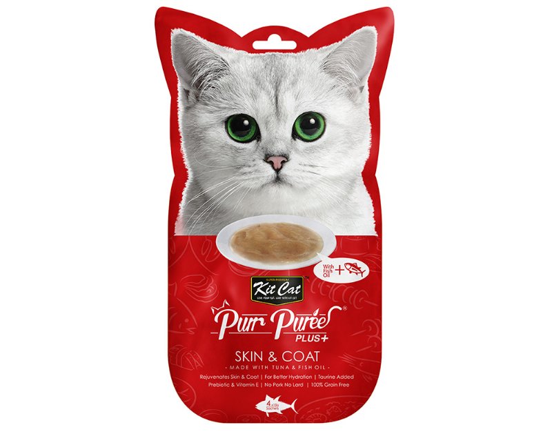 Comida Húmida Gato Kitcat Atum&Óleo De Peixe 60 g