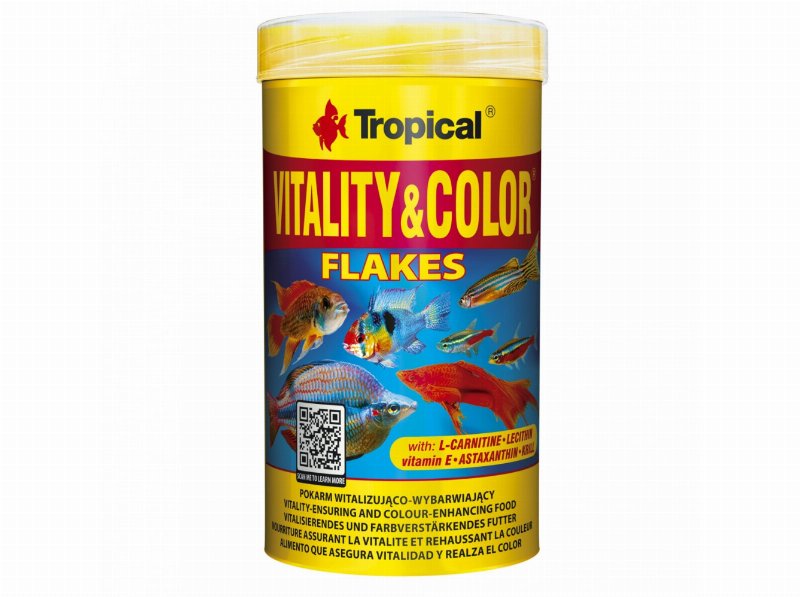 Alimentação Peixes Tropical Vitality&Colour 100 ml