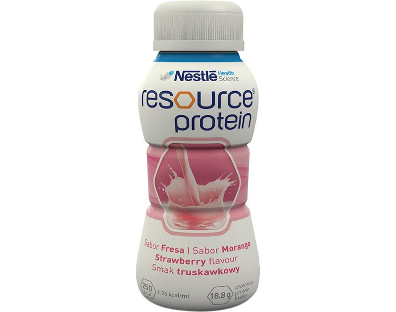 Alimento Dietético Resource Proteína Morango 4X200 ml