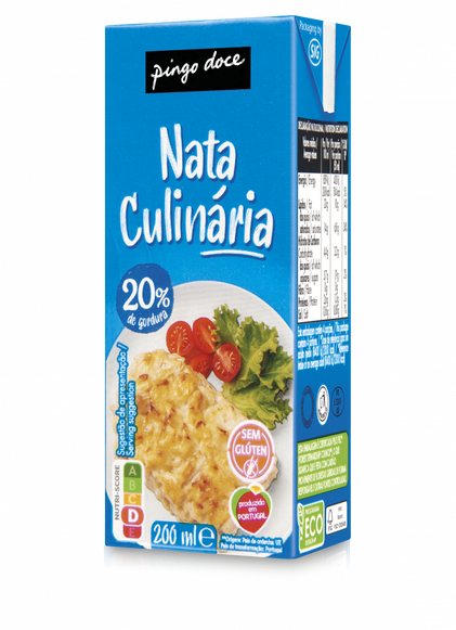 Natas Uht Para Culinária Pingo Doce 0.2L
