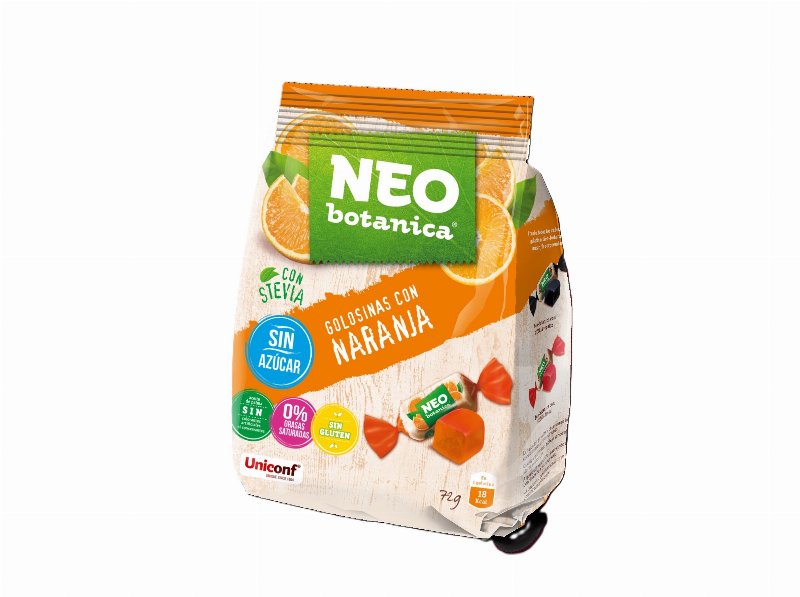 Gomas Neo Botanica Laranja Sem Açucar 72 gr
