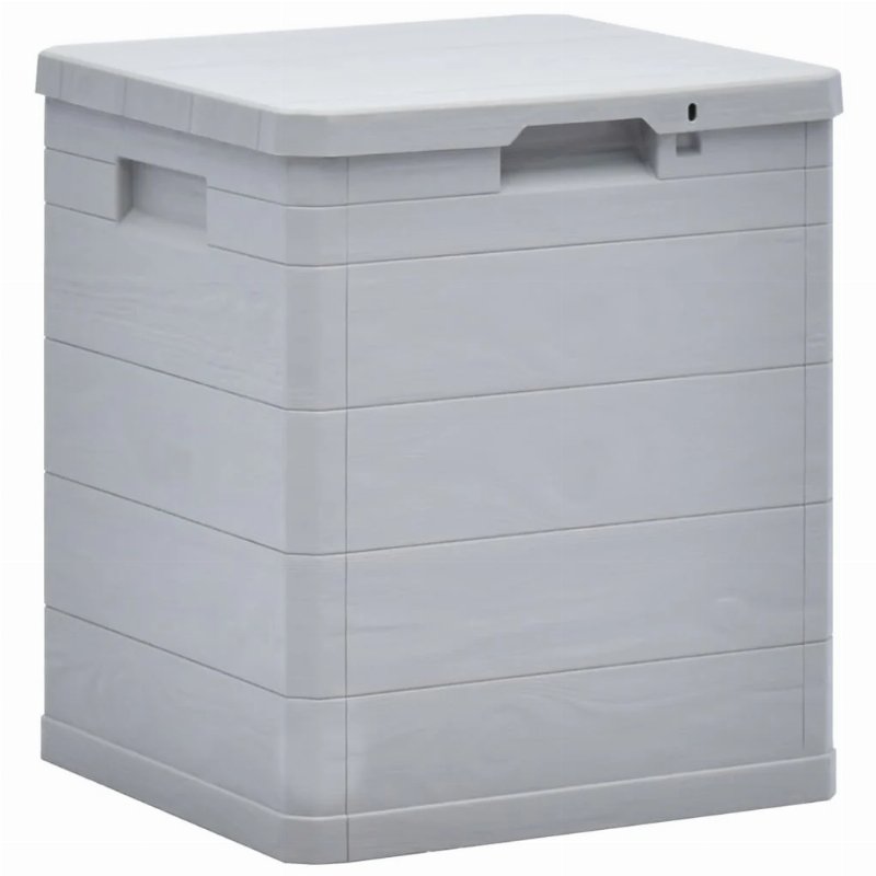 Hkh Caixa De Arrumação Para Jardim 90 l Claro - Cinzento