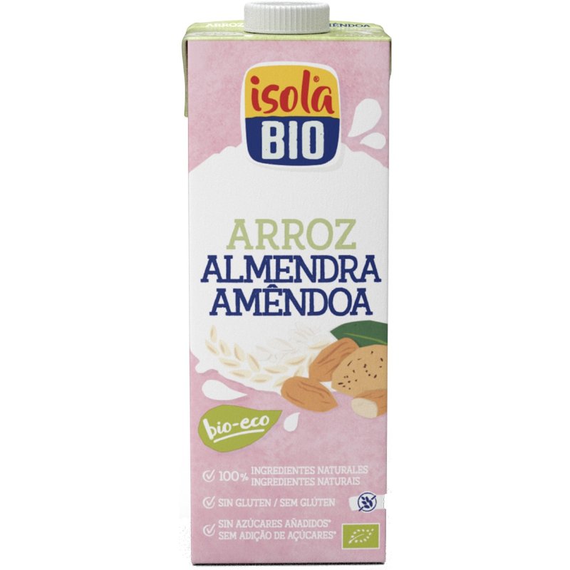 Bebida De Arroz Com Amêndoa Biológica 1 l