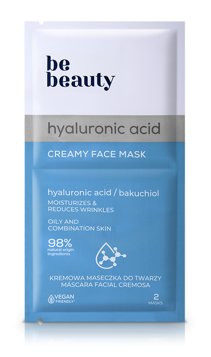 Máscara Facial Com Ácido Hialurónico E Bakuchiol Be Beauty 0.16L