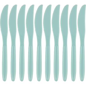 Conjunto 10 Facas Reutilizáveis Soft Menta Kasa