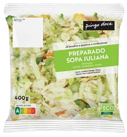 Preparado Sopa Juliana Embalado Pingo Doce 0.4Kg