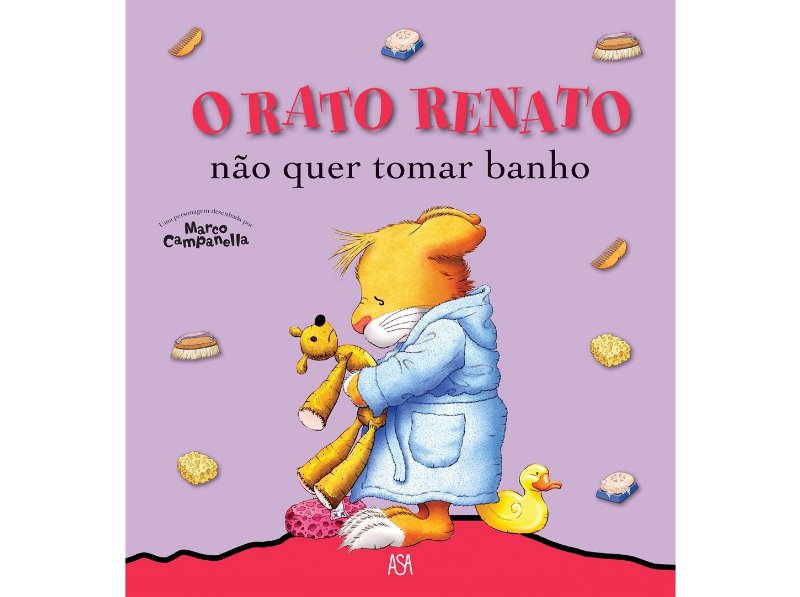 Livro O Rato Renato 19 - Não Quer Tomar Banho