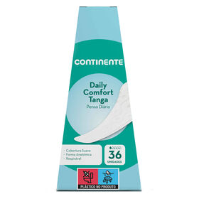 Pensos Diários Daily Comfort Normal Tanga Continente 36 Un