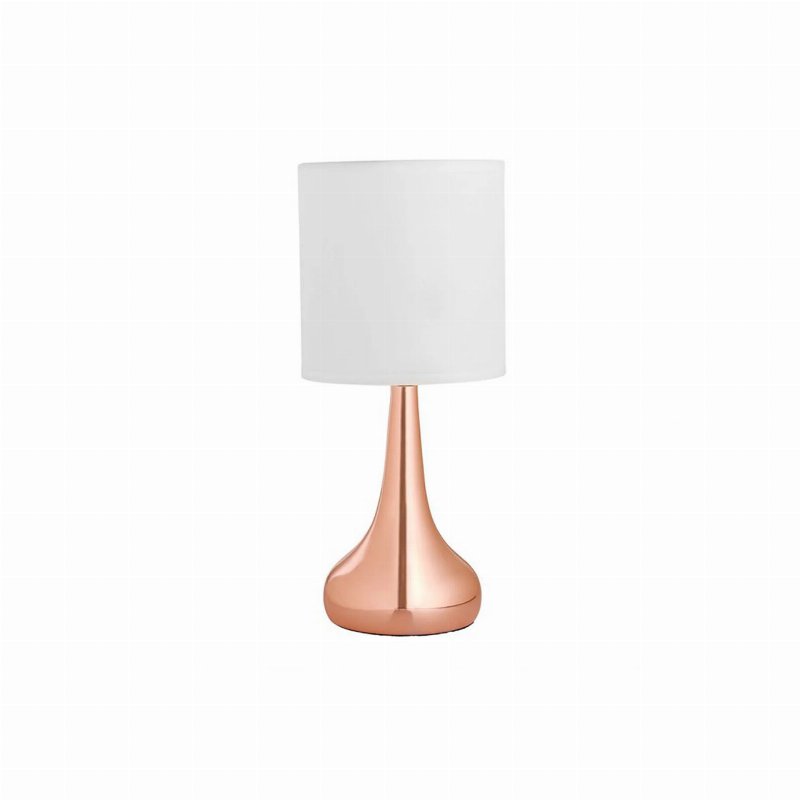 Hkh Candeeiro De Mesa Touch Pé Cobre
