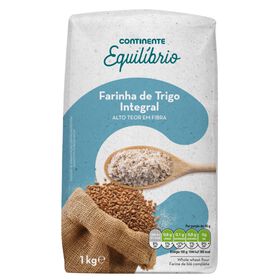 Farinha De Trigo Integral Continente Equilíbrio 1 kg