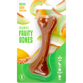 Snack Para Cão Osso Mordedor Madeira Fruity Bone Melão S Dashi 1 Un