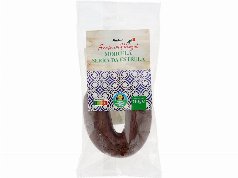 Morcela De Cozer Auchan À Mesa Em Portugal Cultivamos O Bom Serra Da Estrela 240 g