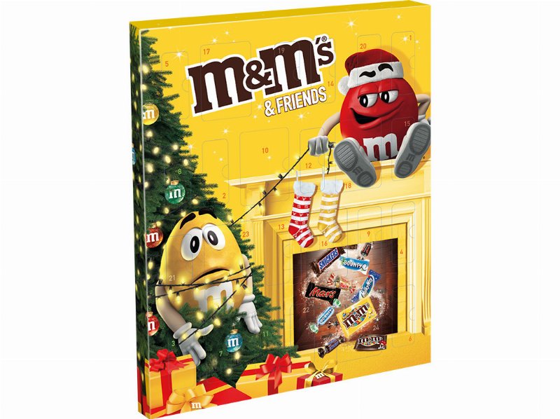 Calendário Advento Chocolate M&M's 361 g