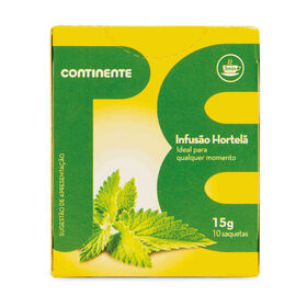 Infusão Hortelã Saquetas Continente 10 Un