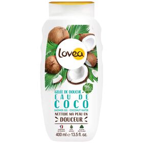 Gel De Banho Água De Coco Lovea 400 ml