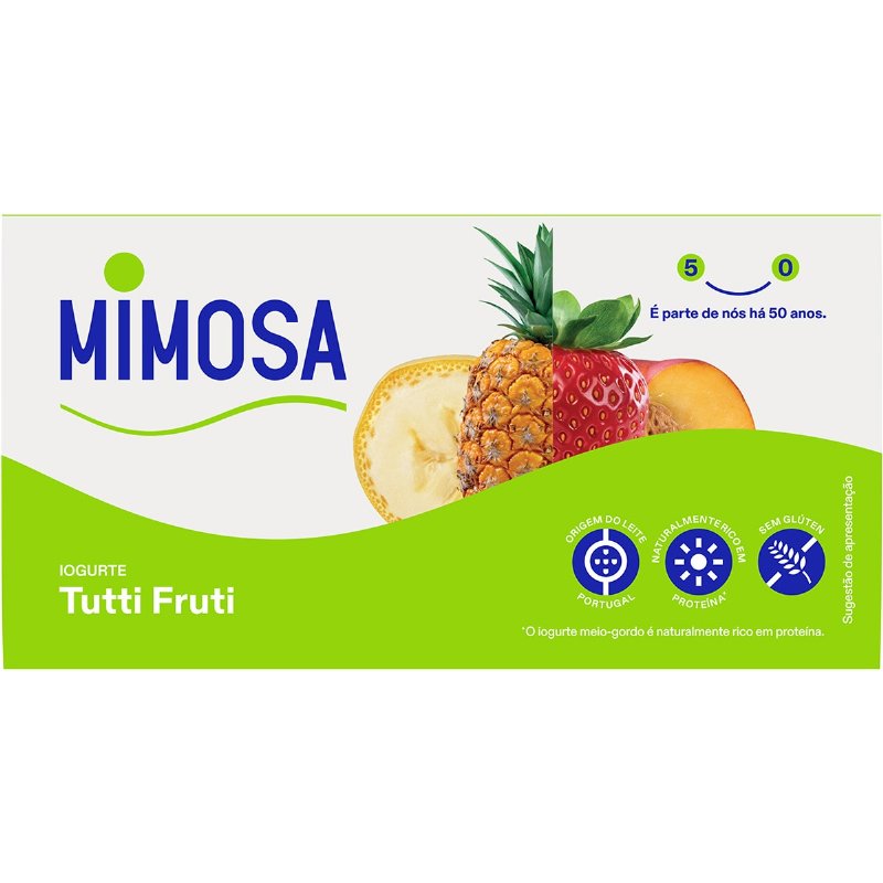 Iogurte Aroma Tutti-Frutti Pack 4 120 g