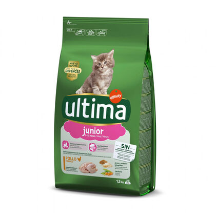 Comida Seca Para Gato Júnior Com Frango Affinity Ultima 1.5Kg