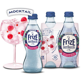 Mocktail Framboesa E Pimenta Rosa Botânicos Frize 4 X 25 cl