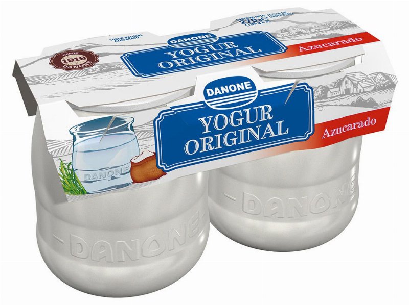 Iogurte Danone Copo Vidro Original Natural 2X135 g