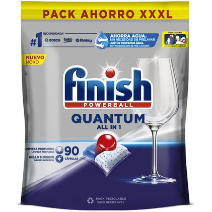 Cápsulas Para Máquina Loiça Quantum All In 1 Finish 90Un