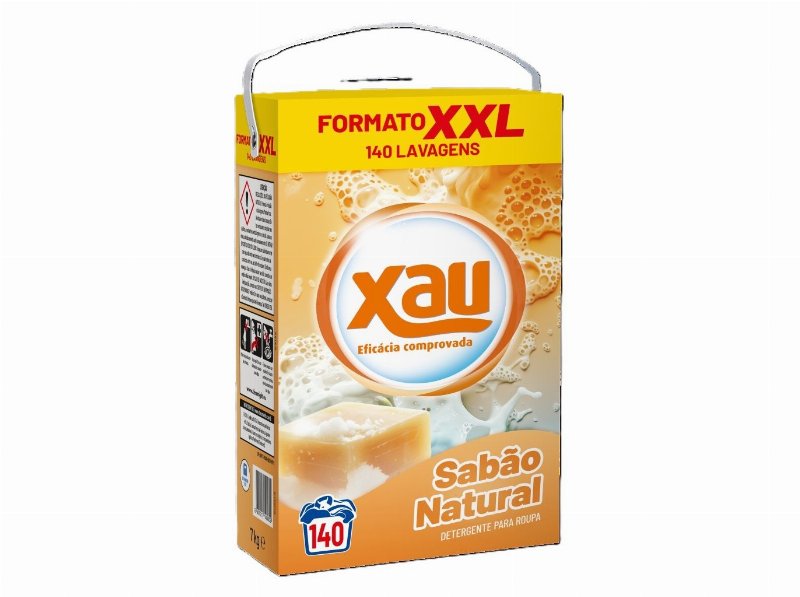 Det. Roupa Máq. Xau Sabão Natural 140D