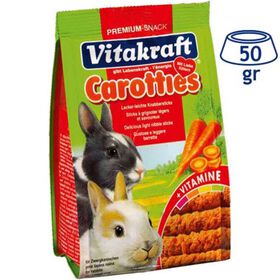 Comida Para Roedor 6 Bastões Cenouras Vitakraft 50 g