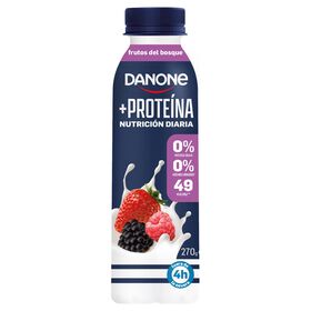 Iogurte Líquido Proteína Frutos Vermelhos Danone 270 gr