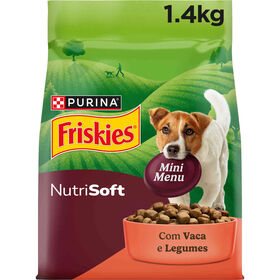 Ração Para Cão Adulto Mini Menu Nutrisoft Vaca Purina Friskies 1,4 kg