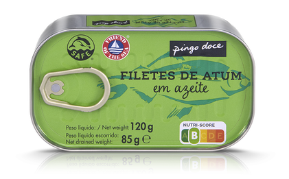 Filetes De Atum Em Azeite Pingo Doce 0.085Kg
