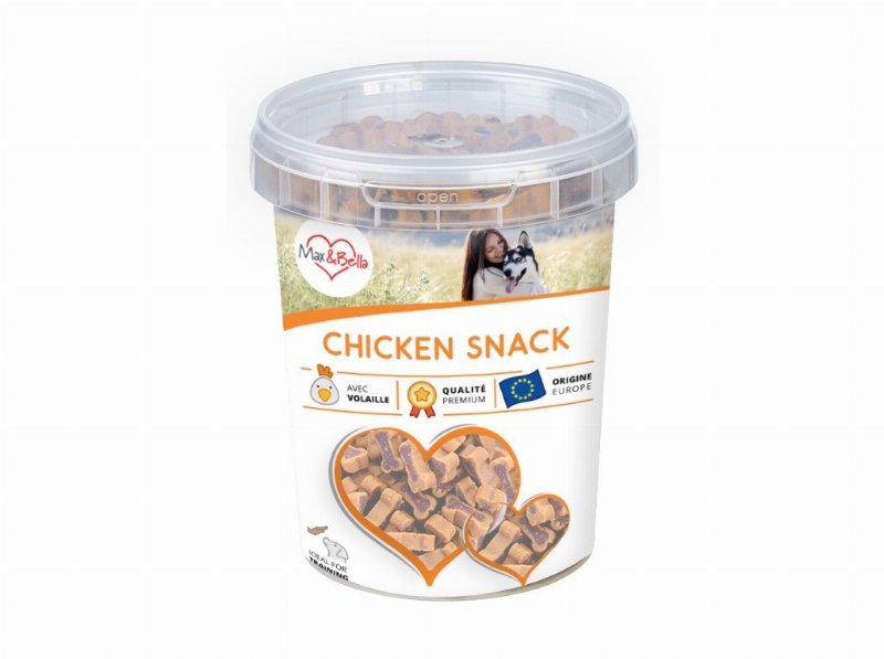 Snack Cão Max&Bella Ossos Frango 300 g