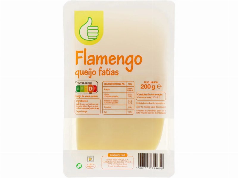 Queijo Flamengo Polegar Fatias 200 g