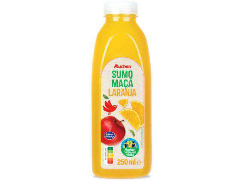 Sumo Maçã Laranja Auchan Cultivamos O Bom 250 ml