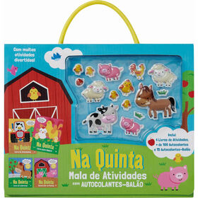 Na Quinta - Com Autocolantes Balão De Mala De Atividades