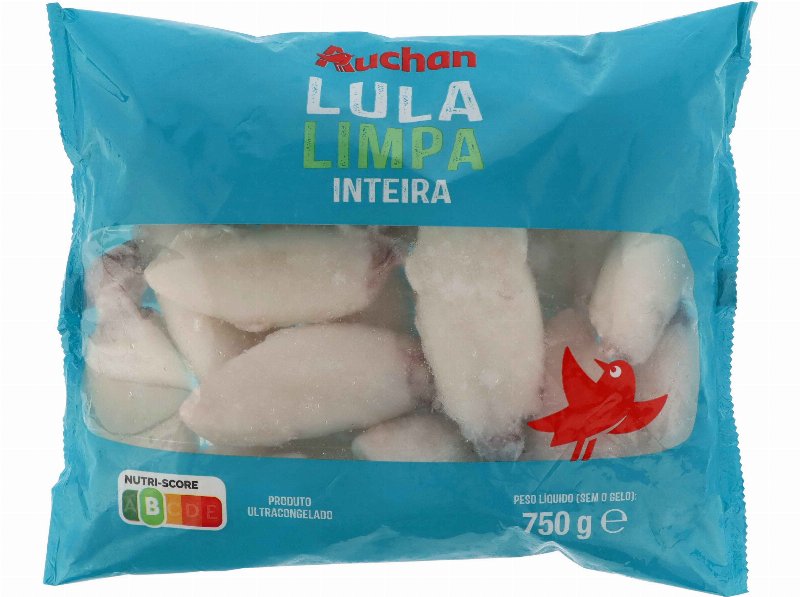 Lula Auchan Limpa Inteira Ultracongelada 750 g