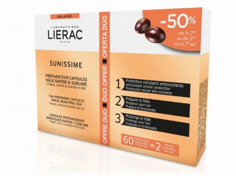 Suplemento Lierac Sunissime 2X30Un -50% Na 2ªun