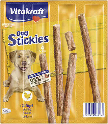 Snack Para Cão Stikies Com Frango Vitakraft 0.044Un