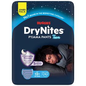Fraldas Cueca Drynites Menino 48-60 kg 13+ Anos Huggies 11 Un