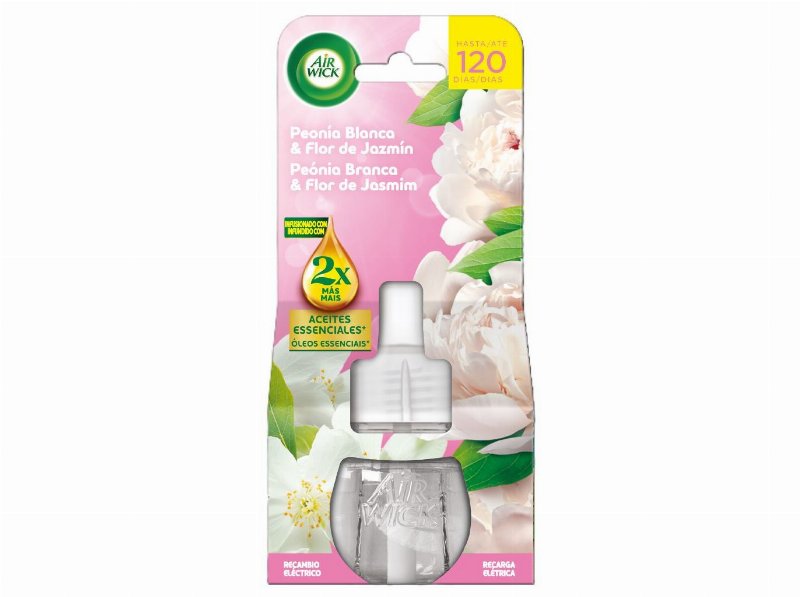 Ambientador Elétrico Air Wick Recarga Roupa Limpa 19 ml