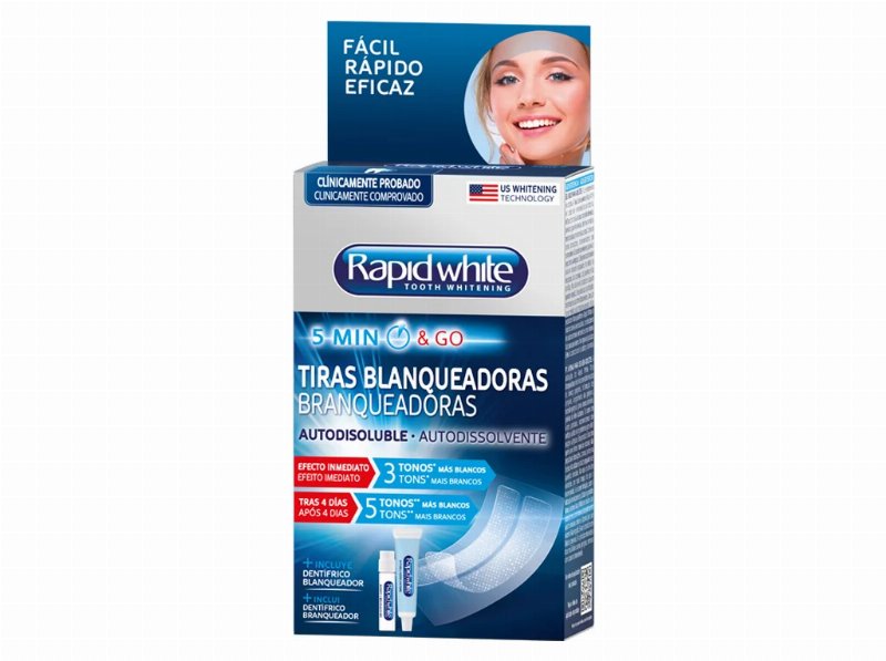 Tiras Branqueadoras Rapid White 8 Un