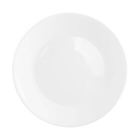 Prato Sobremesa Vitro Branco Kasa