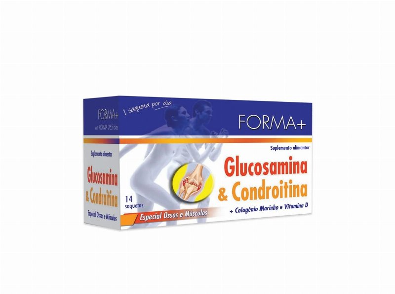 Suplemento Forma+ Glucosamina & Condroitina 14 Saq