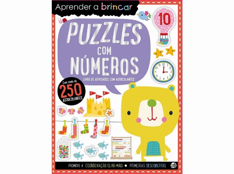 Livro Aprender A Brincar - Puzzles Com Números