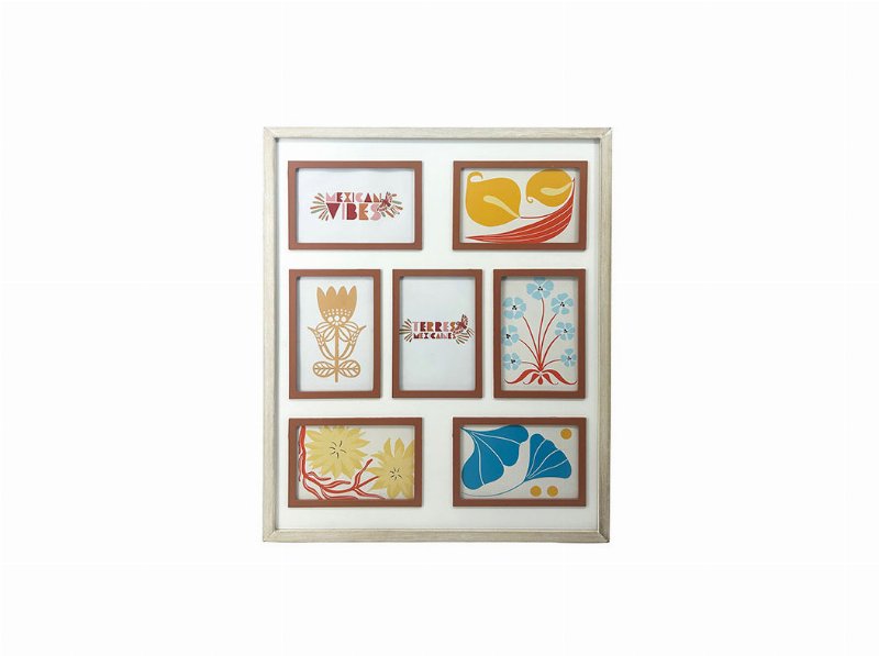 Moldura 7 Vistas Actuel Mdf Natural 40X50Cm