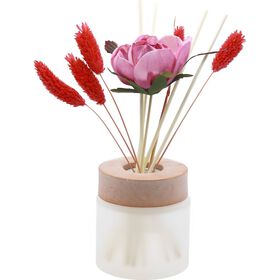 Ambientador Sticks Perfumados 100 ml Com Flor Vermelha E Rosa Kasa