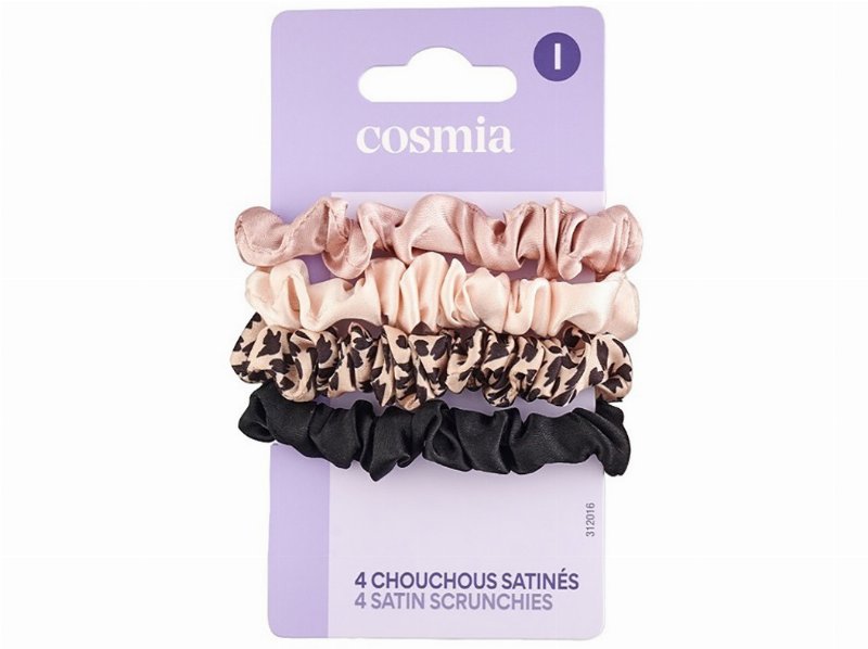 Elásticos Chouchous Cosmia Finos Cetim X4