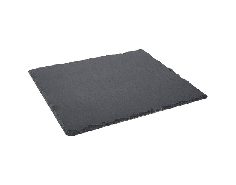 Tabuleiro De Ardósia Actuel Belen Preto 30X25Cm