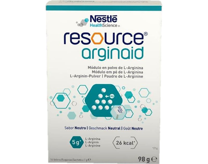 Alimento Dietético Resource Arginaid Sabor Neutro 14X7 g