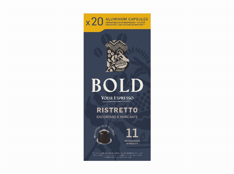 Cápsulas Café Bold Ristretto Compatível Nps 20Uni