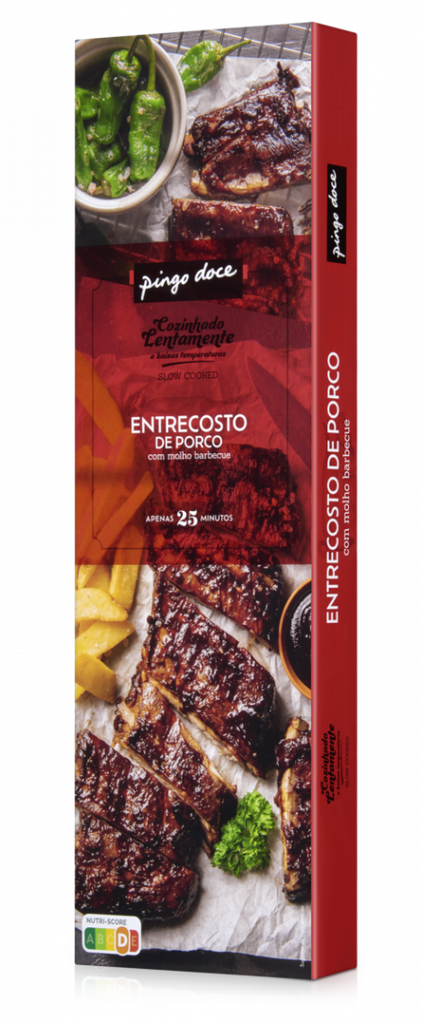 Entrecosto De Porco Com Molho Barbecue Slow Cooked Pingo Doce 0.6Kg