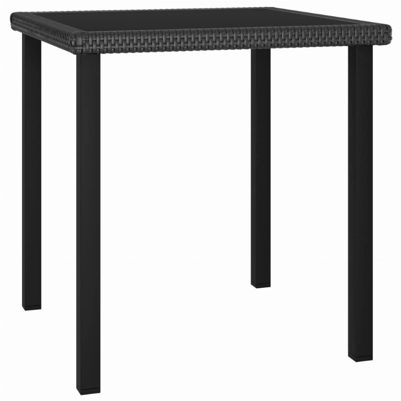Hkh Mesa De Jantar Jardim Vime Pe - Preto